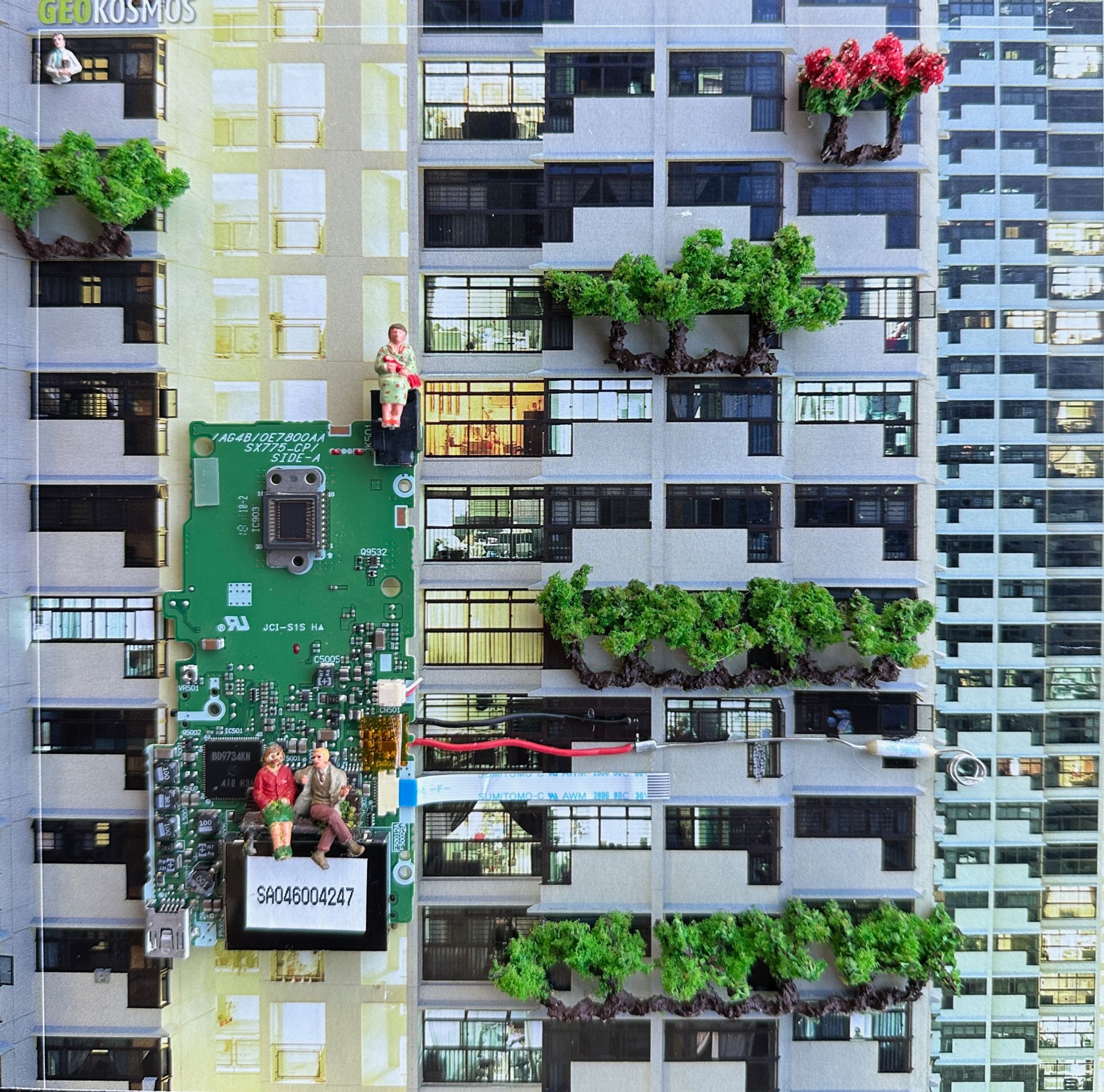 Stadtbegrünung  Collage 20x20